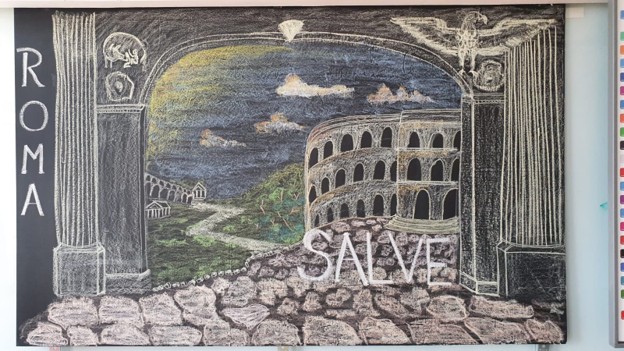 desen pe tabla clasa a6a scoala waldorf